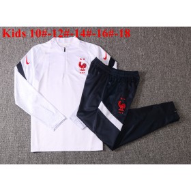 Frankrijk 2020-21 Kind Trainings Sweatshirt Pak M002